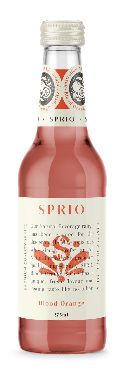 SPRIO Blood Orange Spritz 4 Pack | 275mL