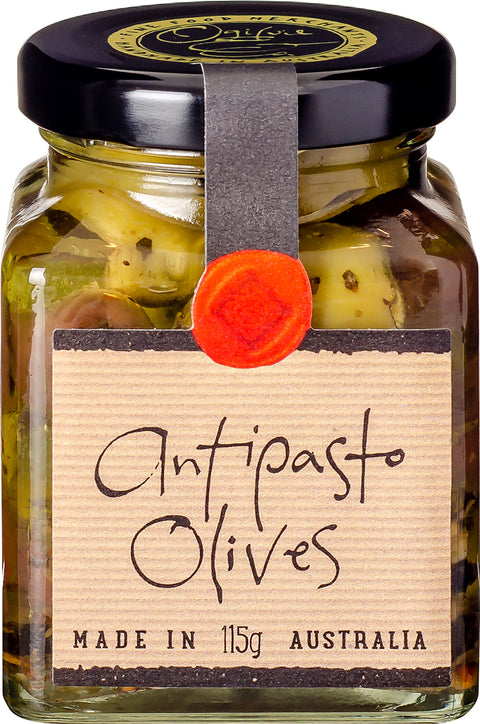 Ogilvie and Co Antipasto Olives | 115g (BB 17/11/2025)