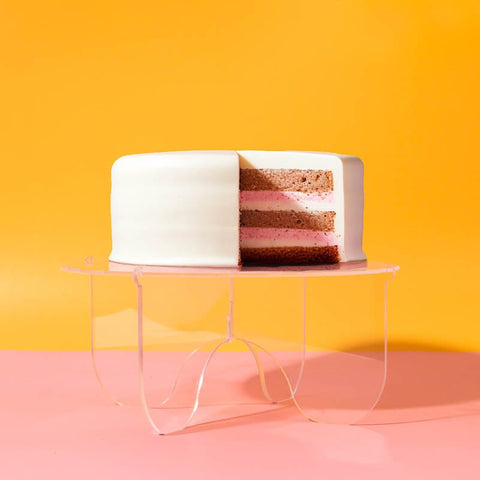 Plateau Gateau 3-Piece Cake Stand (Clear)-Cake & Candle-iPantry-australia