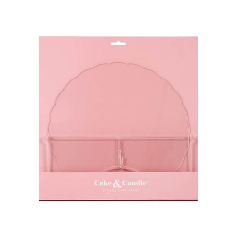 Plateau Gateau 3-Piece Cake Stand (Clear)-Cake & Candle-iPantry-australia