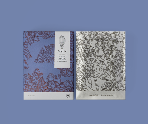 Atypic 72% Vanuatu Dark Chocolate with Caramel Brittle | 20g