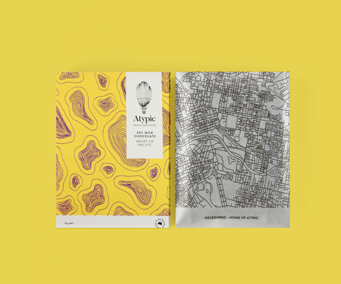 Atypic 50% Heart of Pacific Milk Chocolate | 70g