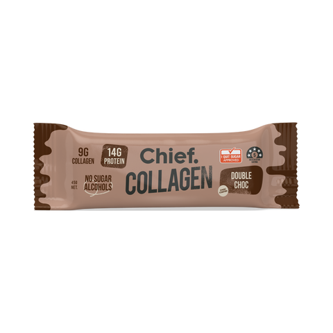 Chief Nutrition Double Choc Collagen Bar | 45g