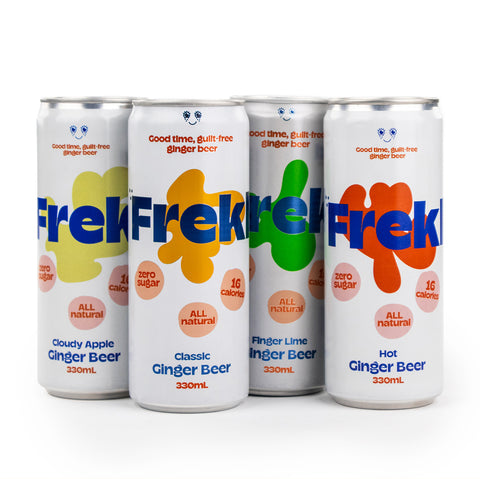 Frekl Mixed Ginger Beer 4 Pack | 330mL