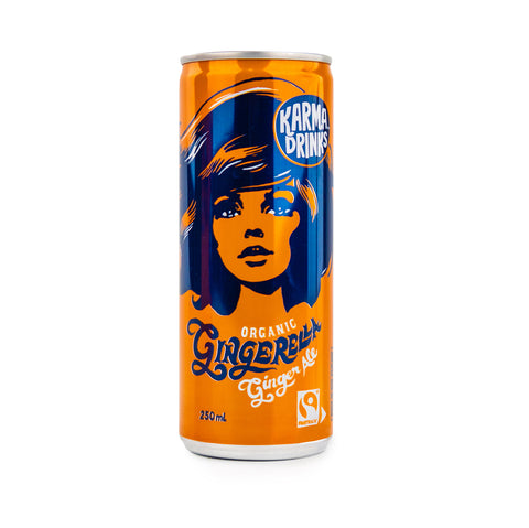 Karma Drinks - Organic Gingerlla Ginger Ale 250ml 4 pack