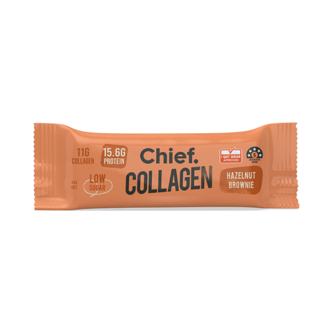 Chief Nutrition Hazelnut Brownie Collagen Bar | 45g