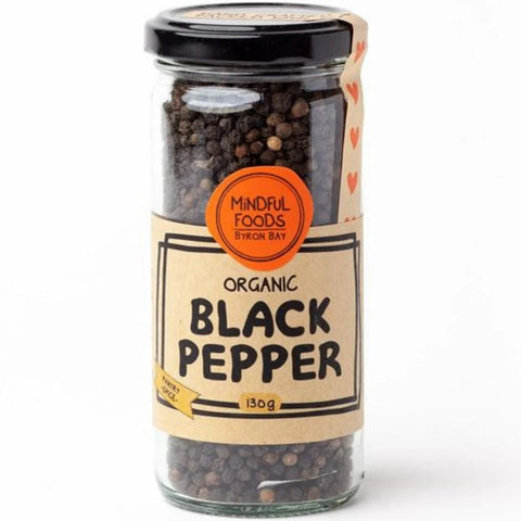 Mindful Foods Whole Black Pepper | 130g