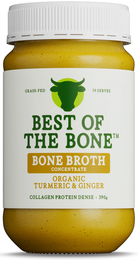 Best Of The Bone Organic Turmeric & Ginger Bone Broth Concentrate | 390g