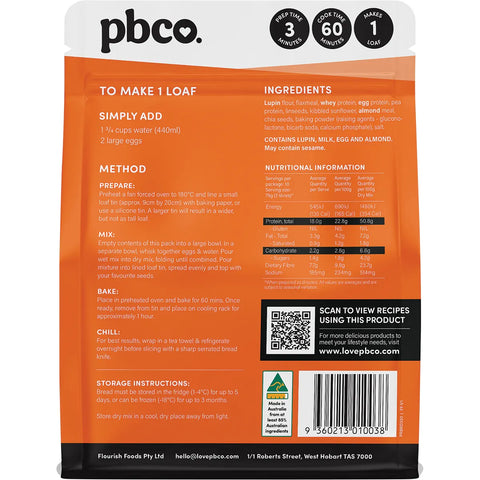 Protein Bread Co Protein Bread Mix | 330g