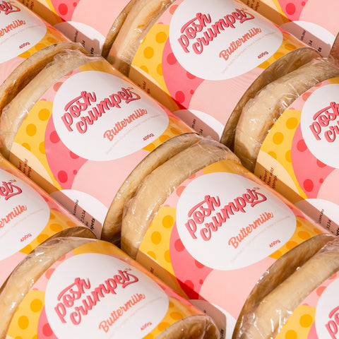 Posh Crumpets Buttermilk Crumpets 5 Pack | 350g