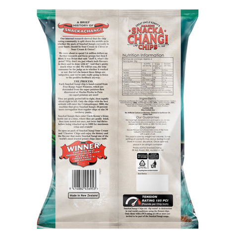 SnackaChangi Sour Cream, Chives & Onion 150g