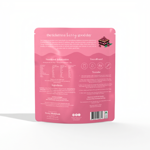 Sneaky Wholefoods Raspberry Brownie Balls Protein Ball Mixes | 300g