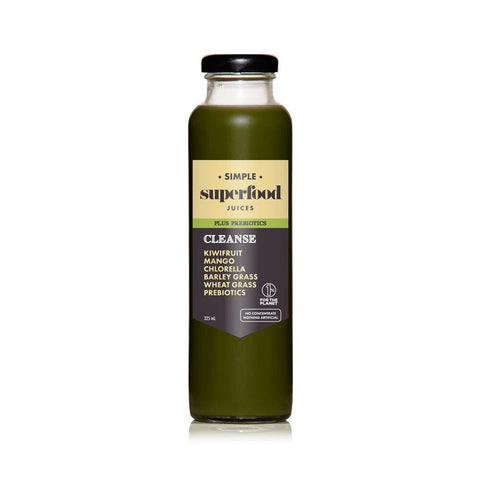 Simple Superfood Juices + Prebiotics Cleanse | 325mL