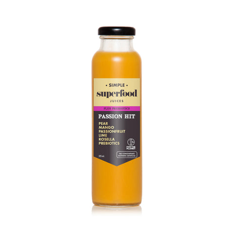 Simple Superfood Juices + Prebiotics Passion Hit | 325mL