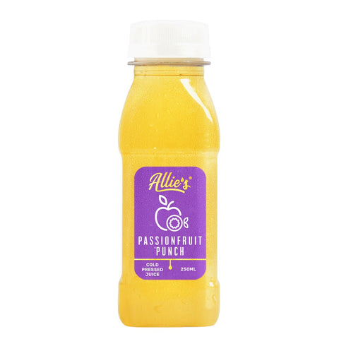 Allie's Mini Sips Passionfruit Punch 250ml Cold Pressed Juice - Allie's
