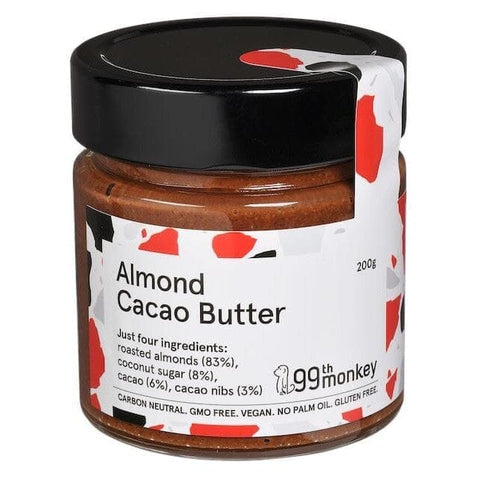Almond Cacao Butter 200g-Pantry-99th Monkey-iPantry-australia