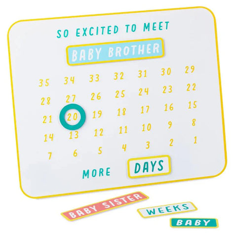 Baby Magnetic Countdown Board - Hallmark