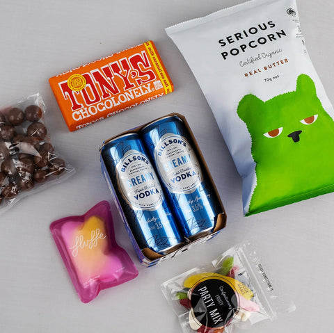 Billson's Vodka and Sweets Night in Hamper - GiftSec