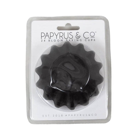 Black Bloom Baking Cups (24 Pack)-PAPYRUS-iPantry-australia