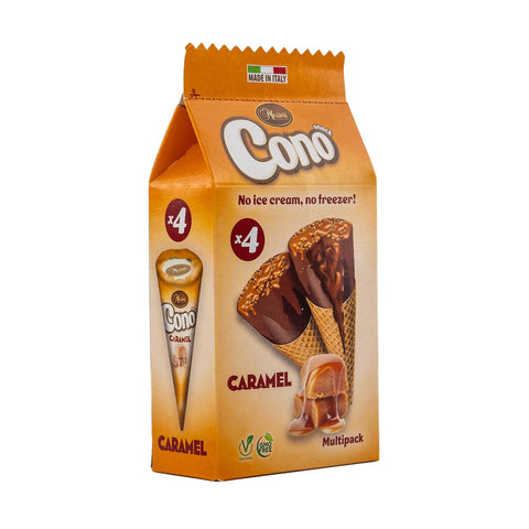 Caramel Cono Snack Box 4 x 25g - Messori