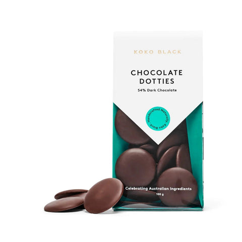 Chocolate Dotties Dark - Koko Black