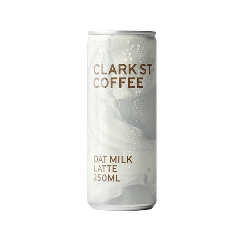 Clark St Coffee Oat Milk Latte Can 250ml - Clark St Coffee