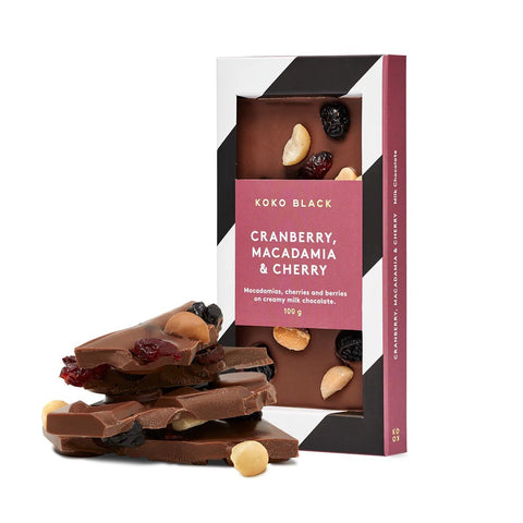 Cranberry Macadamia & Cherry Milk - Koko Black