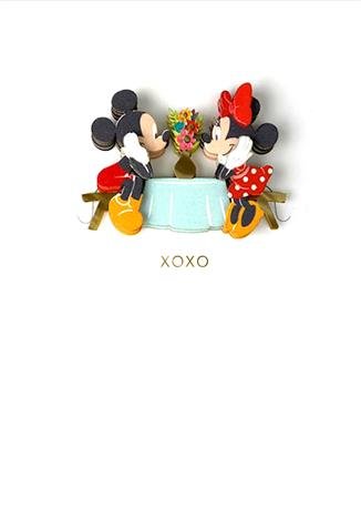Disney - Mickey and Minnie Mouse XOXO - Hallmark