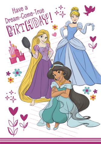 Disney - Princesses Have a Dream - come - true Birthday! - Hallmark