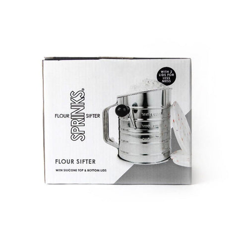 Flour Sifter (With 2 Silicone Lids)-Sprinks-iPantry-australia