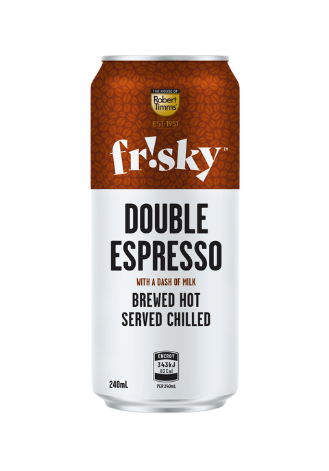 Frisky Iced Coffee Double Espresso | 240mL
