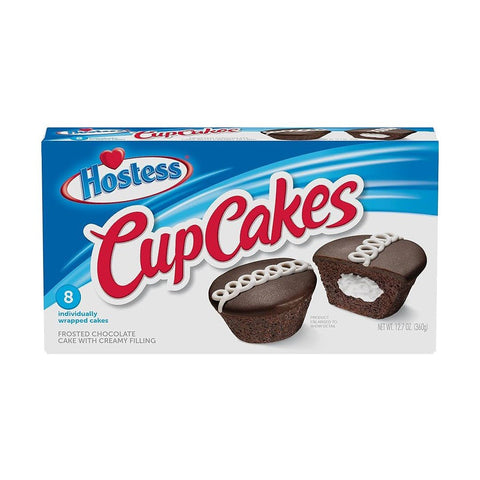 Hostess Choc Cupcakes 8 Pack-Hostess-iPantry-australia