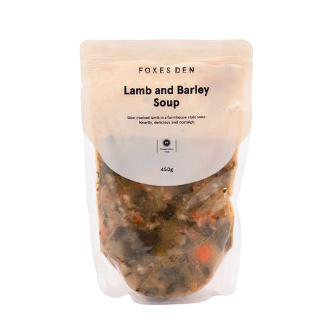 Lamb and Barley Soup 450g - Foxes Den