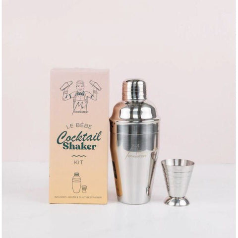 Mr. Consistent Le Bebe Shaker Kit Silver-Alcohol-Mr. Consistent-iPantry-australia