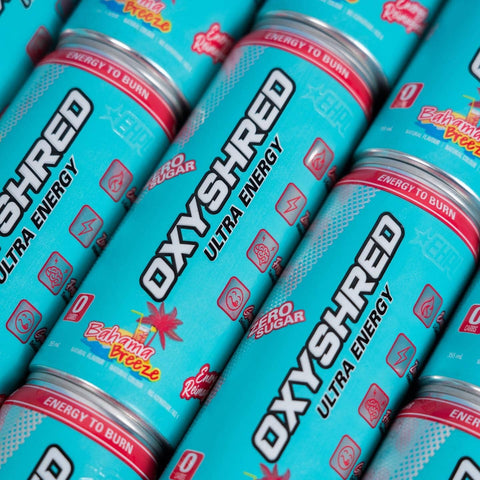 OxyShred Ultra Energy RTD Bahama Breeze Can 355ml-Beverages-OxyShred-iPantry-australia
