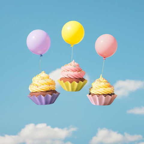 Pastel Mix Bloom Baking Cups In Pvc Box - 25 Pack-PAPYRUS-iPantry-australia