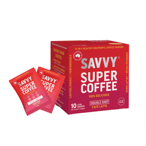 Savvy Brain boosting coffee sachets 10x 7.5g - SAVVY