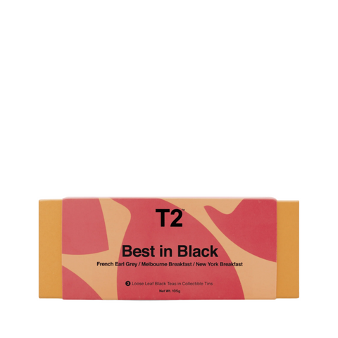 T2 Best In Black Gift Pack (3 Loose Leaf Mini Tins) - T2