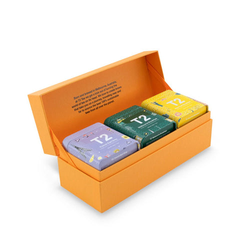T2 Best In Black Gift Pack (3 Loose Leaf Mini Tins) - T2