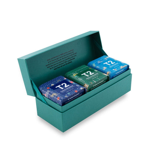 T2 Down Under Wonders Gift Pack (3 Loose Leaf Mini Tins) - T2