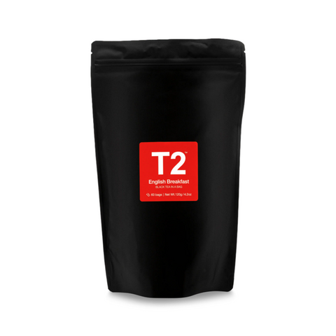 T2 English Breakfast - Everyday Refill Foil 60 Teabags - T2