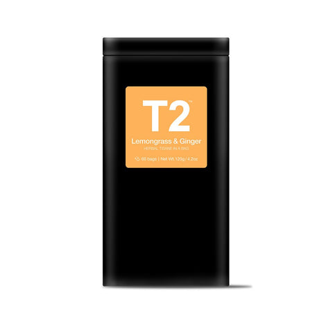 T2 Lemongrass & Ginger - Tin 60 Teabags - T2