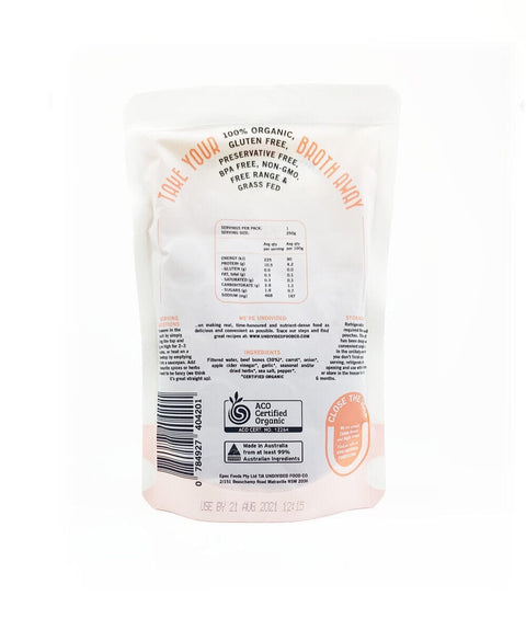 The Good Bones Beef Broth 250ml-Undivided Food Co Good Bones-iPantry-australia