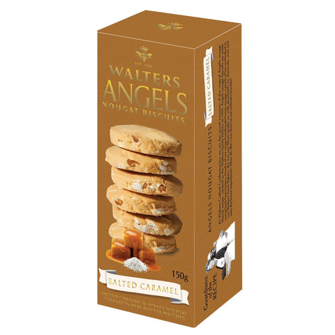 Walters Angels Nougat Biscuits Salted Caramel - Walters Crafted Confectionery