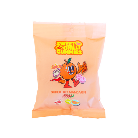 Sweet Chilli Gummies Super Hot Mandarin | 90g