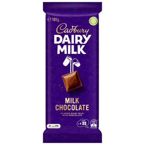 Cadbury Dairy Milk Chocolate Block | 180g