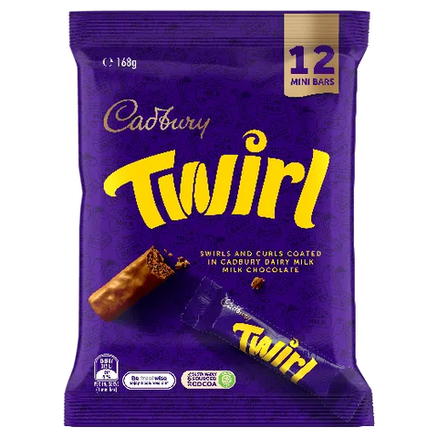 Cadbury Picnic Milk Chocolate share pack, mini bars 12 pack
