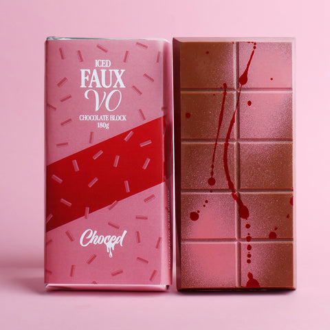 Choced Iced Faux Vo Chocolate Block
