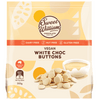 300g White Choc Buttons - Sweet William