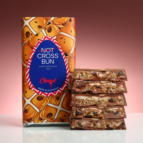 Choced Not Cross Bun Chocolate Block